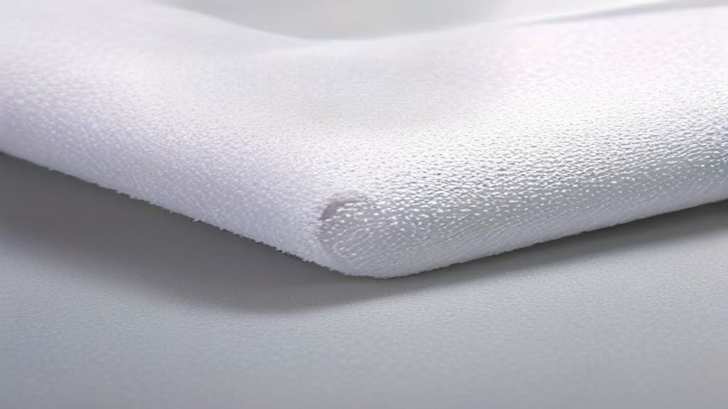 Bảng thông số kỹ thuật và mẫu thực tế cuộn bông ECO White Remak - Bông ECO White cuộn E1025 (KT: 1.2m x 20m)