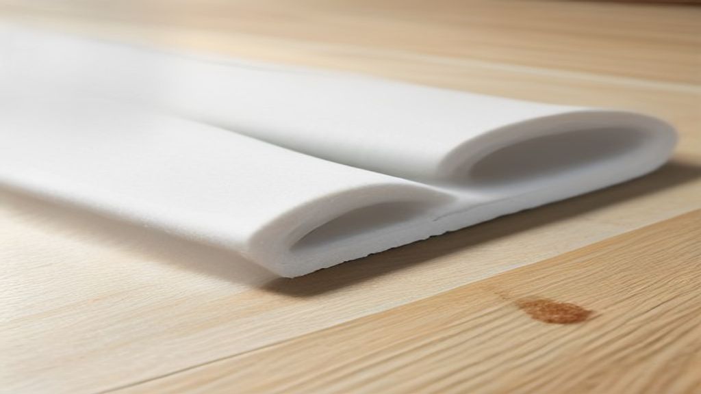Mẫu sản phẩm thực tế từ Catalogue Remak PE Foam 2026 trong thi công lót sàn - Catalogue Remak PE Foam 2026